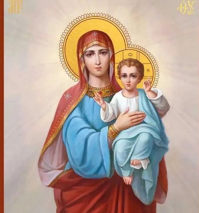 Празднование в честь иконы Божией Матери «БЛАГОДАТНОЕ НЕБО», в честь которой освящен больничный храм нашей Обители🕊️