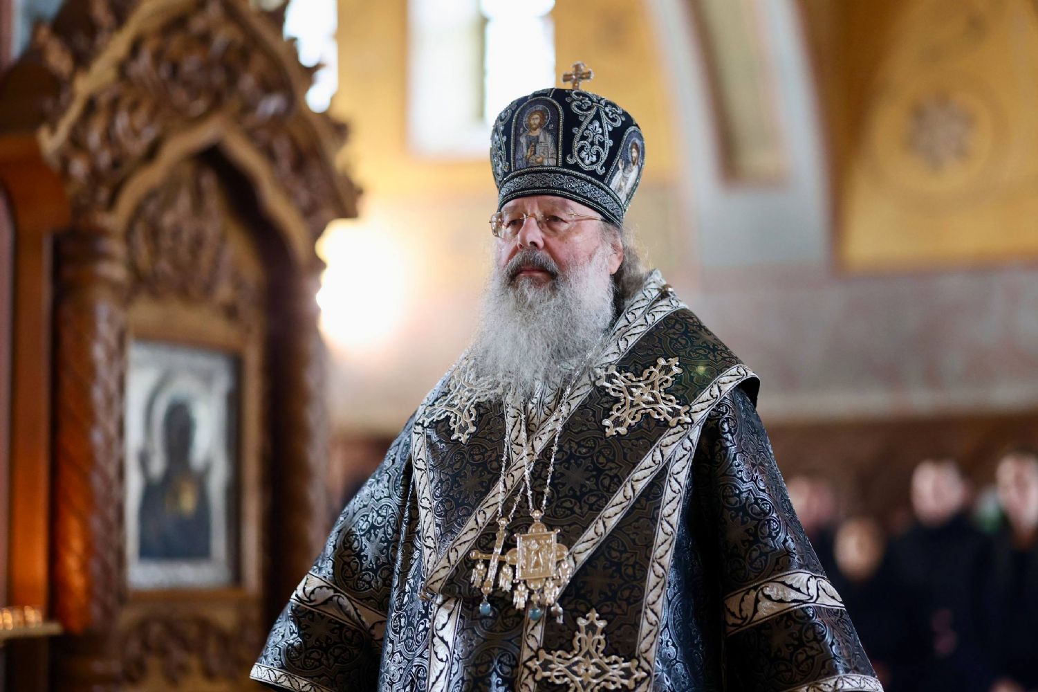 В праздник Феодоровской иконы Божией Матери митрополит Кирилл совершил Литургию Преждеосвященных Даров в Успенском Зилантовом монастыре.